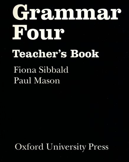Grammar Four Teacher´s Book