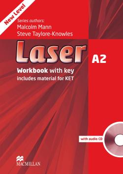 Laser 3rd Edition A2 Workbook with key + CD