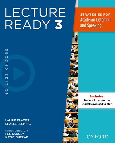 Lecture Ready Second Edition 3 Student´s Book with Access to the Digital Download Center