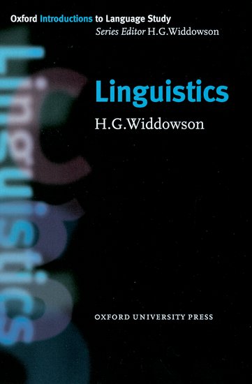 Oxford Introductions to Language Study: Linguistics