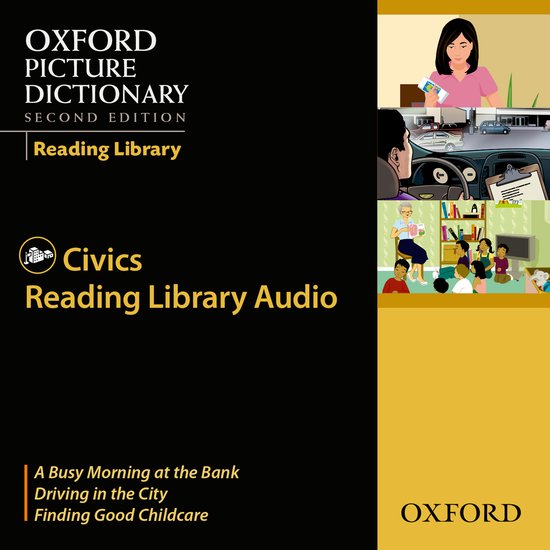 Oxford Picture Dictionary Second Ed. Reading Library Civics Readers Audio CDs (3)