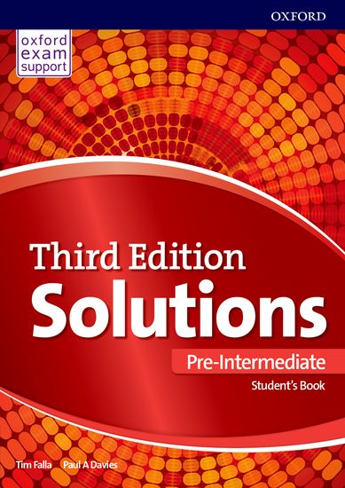Solutions 3rd Edition Pre-intermediate Student´s Book International Edition