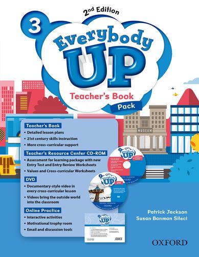 Everybody Up Second Ed 3 Teacher's Book Pack with DVD, Online Practice and Teacher's Resource Center CD-ROM
