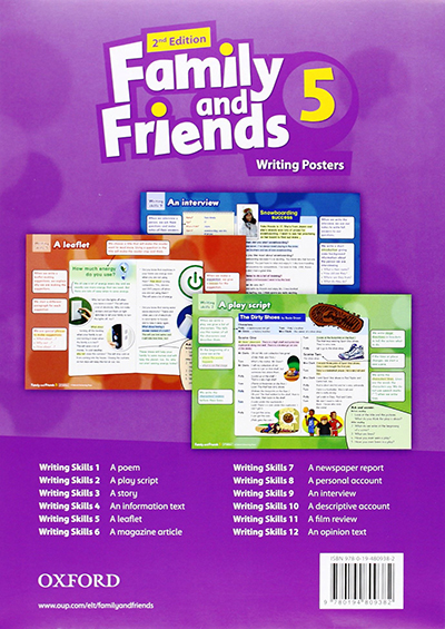 Family and Friends 2nd Edition 5 Posters