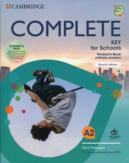 Complete Key for Schools Second edition Student's Book without answers with Online Practice and Workbook without answers with Audio Download