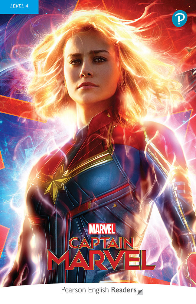 Pearson English Readers: Level 4 Marvel Captain Marvel Book + Audio