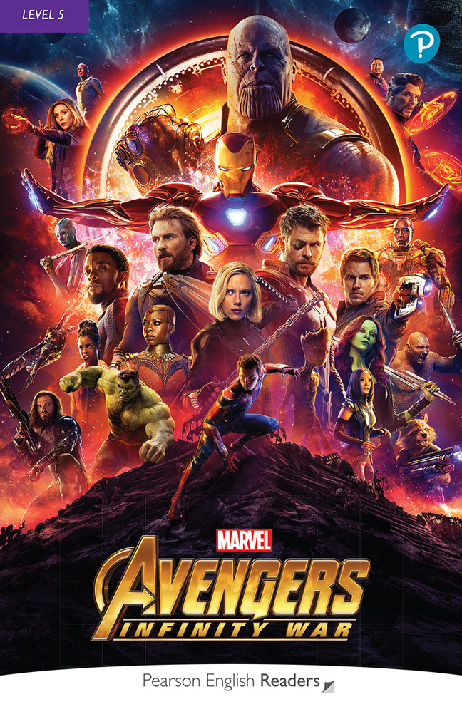 Pearson English Readers: Level 5 Marvel Avengers Infinity War Book + Audio