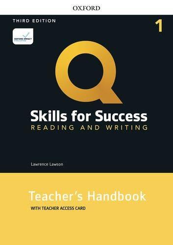 Q Skills for Success 1 Reading & Writing Teacher´s Handbook with Teacher´s Access Card, 3rd