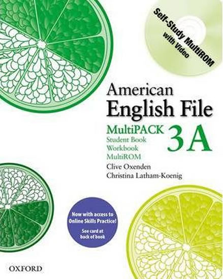 American English File 3 Student´s Book + Workbook Multipack A with Online Skills Practice Pack