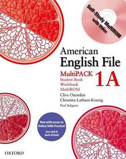 American English File 1 Student´s Book + Workbook Multipack A with Online Skills Practice Pack
