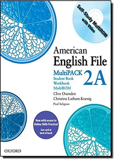 American English File 2 Student´s Book + Workbook Multipack A with Online Skills Practice Pack