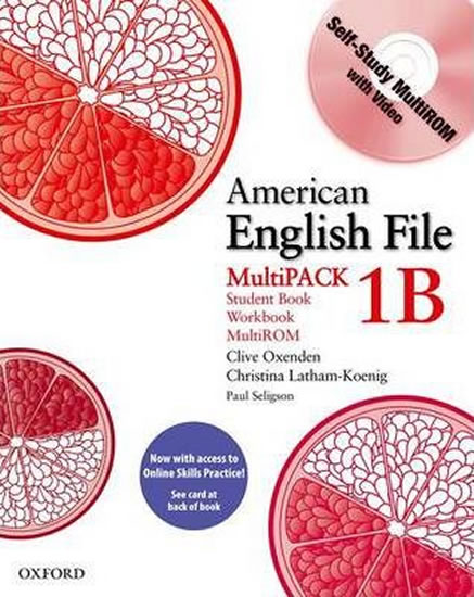 American English File 1 Student´s Book + Workbook Multipack B with Online Skills Practice Pack
