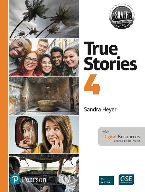 True Stories 4 Student Book with Essential Online Resources Pack, Silver Edition (4e)
