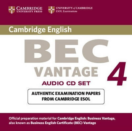 Cambridge BEC 4 Vantage Audio CDs (2) : Examination Papers from University of Cambridge ESOL Examinations