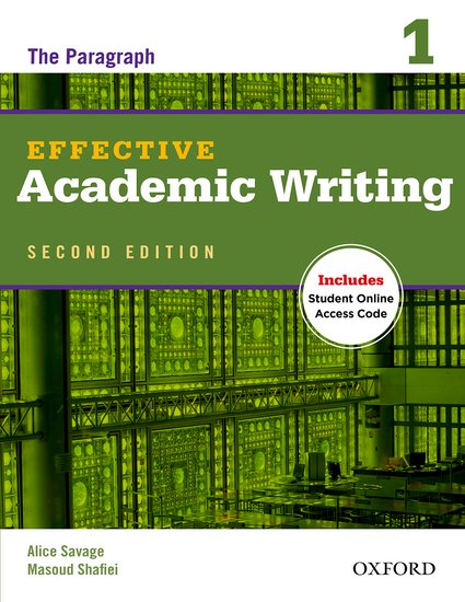 Effective Academic Writing Second Edition 1 the Paragraph
