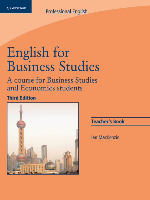 English for Business Studies Teachers Book