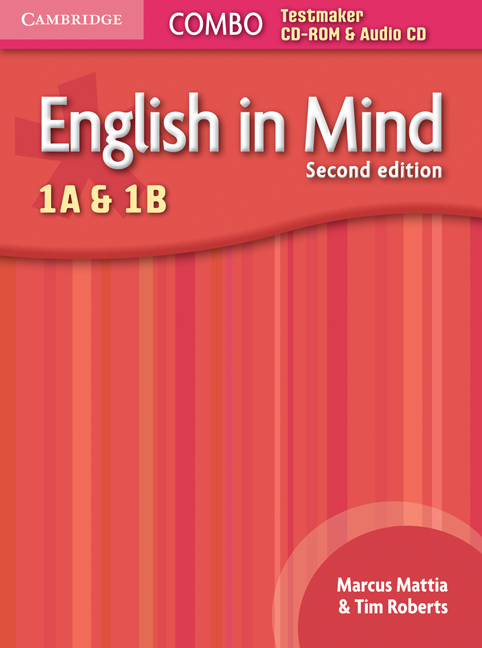 English in Mind Levels 1A and 1B Combo Testmaker CD-ROM and Audio CD