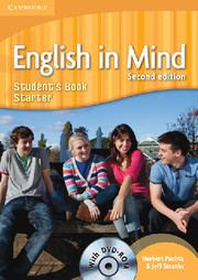 English in Mind Starter Level Students Book with DVD-ROM