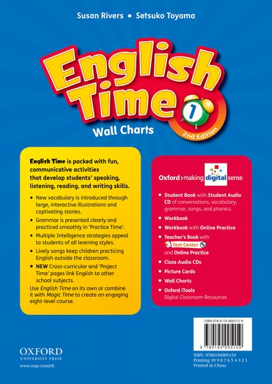 English Time 2nd Edition 1 Wall Charts
