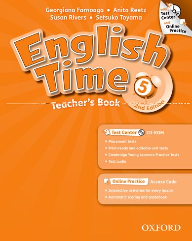 English Time 2nd Edition 5 Teacher´s Book + Test Center CD-Rom and Online Practice Pack